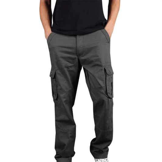 Mens Cargo Pants Big and Tall Multi Pockets Pants Work Work Trousers Classic Workwear Cargo Pants