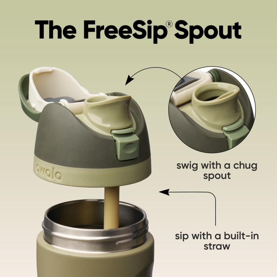 Owala FreeSip Insulated Water Bottle, 24oz – Denim