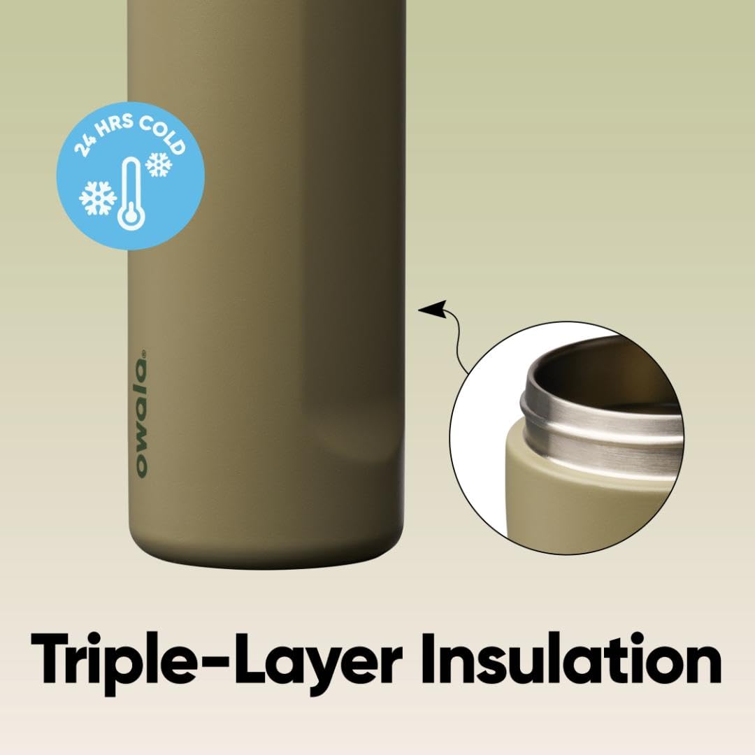 Owala FreeSip Insulated Water Bottle, 24oz – Denim