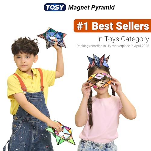 TOSY Magnet Pyramid – Creative Magnetic STEAM Toy