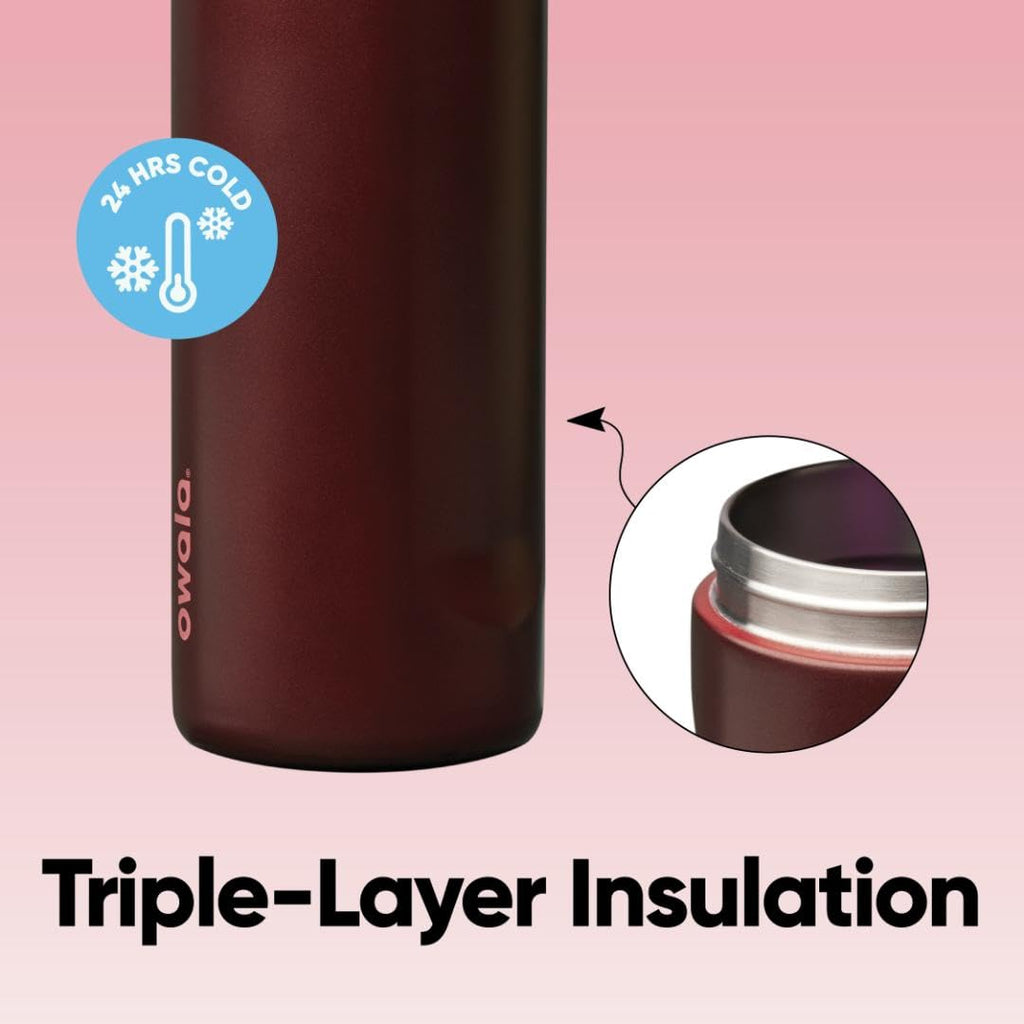 Owala FreeSip Insulated Water Bottle, 24oz – Denim