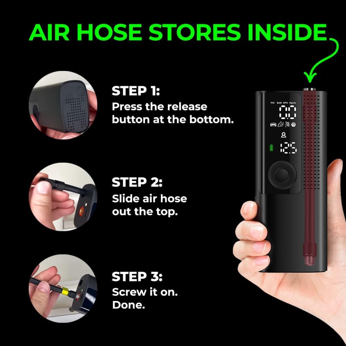 Airmoto Portable Tire Inflator