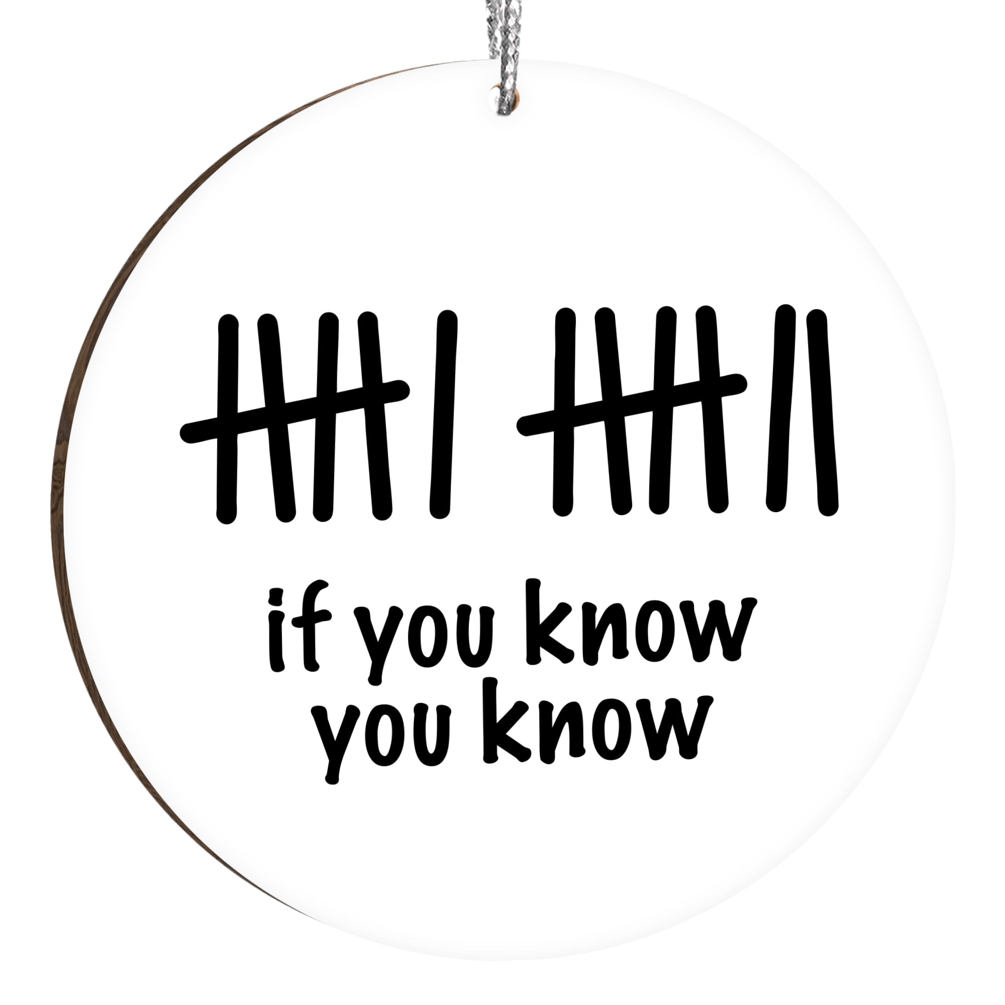 Santa Says Six Seven Christmas Ornament (2025 Meme Edition)