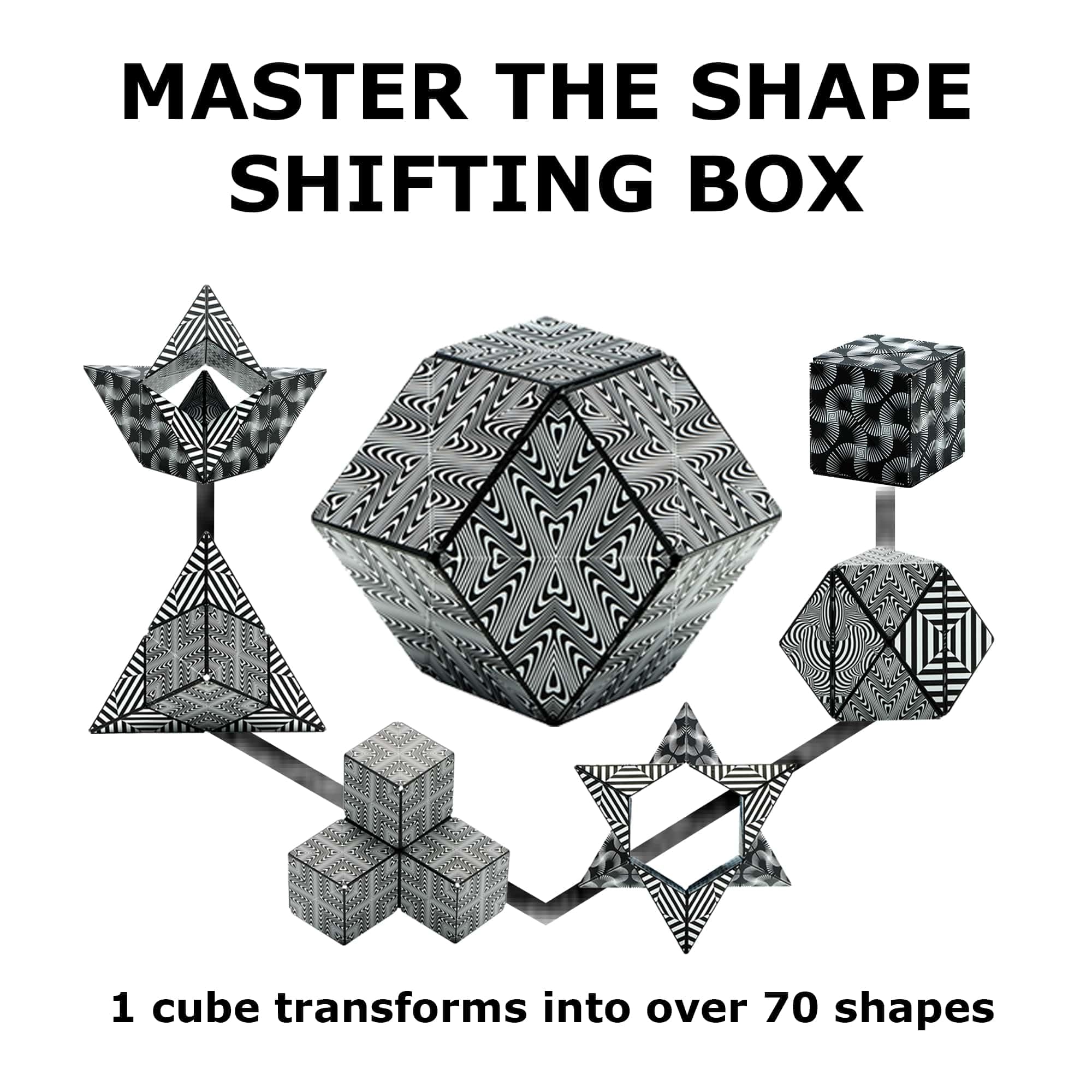 Shashibo Shape-Shifting Magnetic Fidget Cube