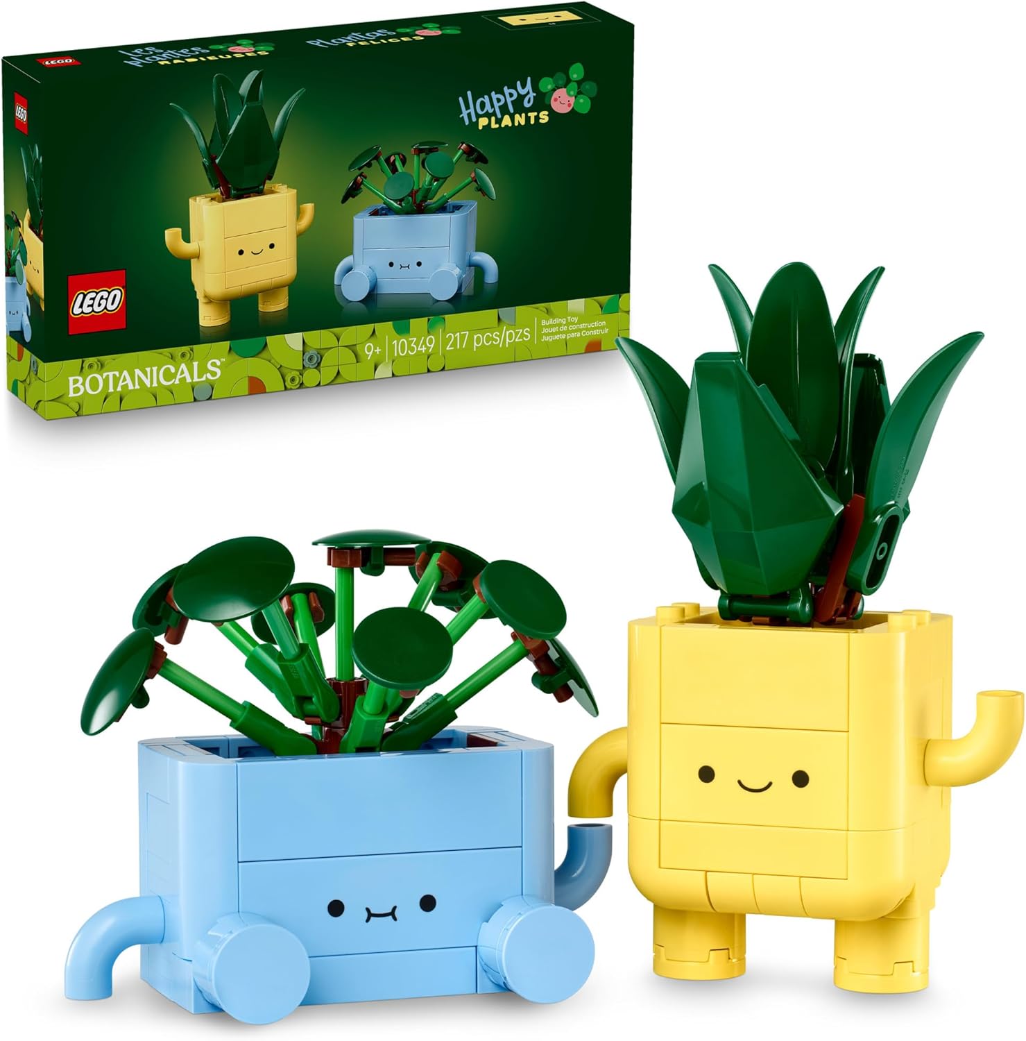LEGO Botanicals Happy Plants Building Set (Ages 9+)