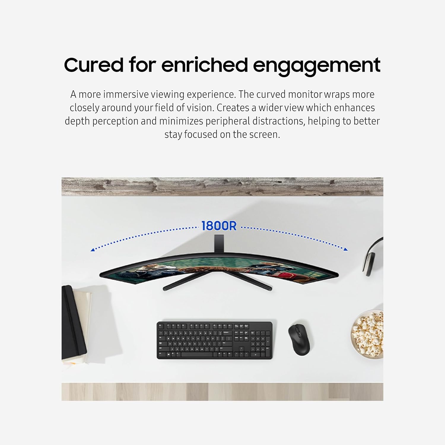 Samsung Essential S3 Curved Monitor