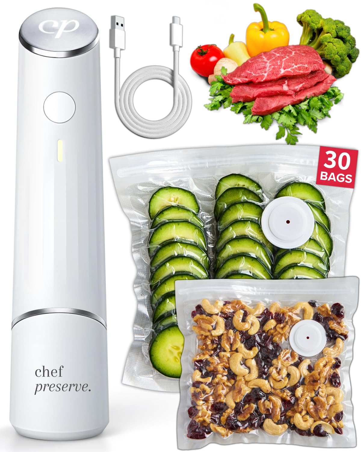 Chef Preserve Handheld Vacuum Sealer