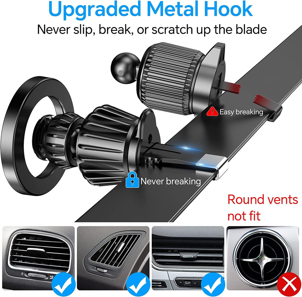 MagSafe Car Mount – Strong Magnetic Phone Holder (Dashboard Mount)