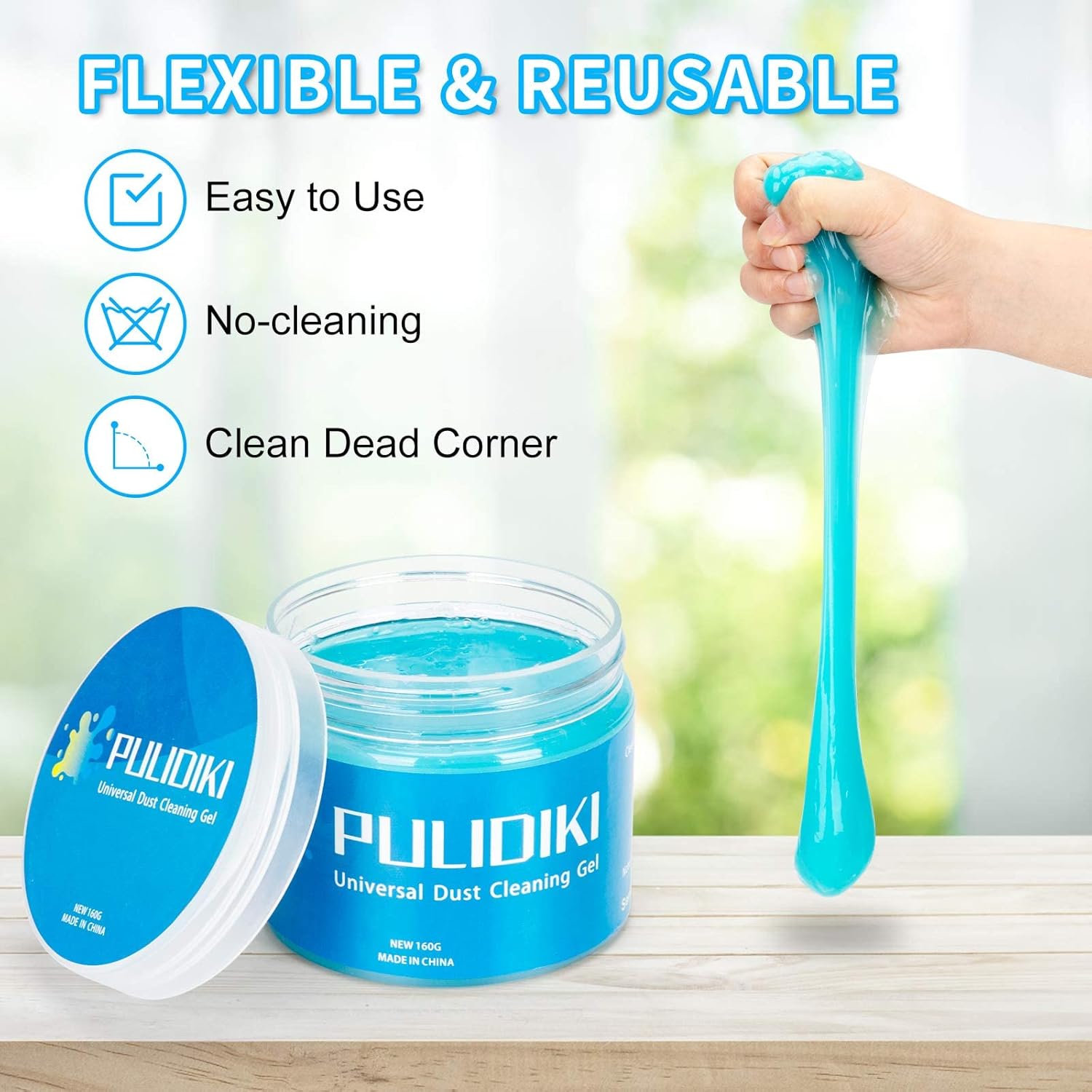 PULIDIKI Car Cleaning Gel – Interior Detailing Putty