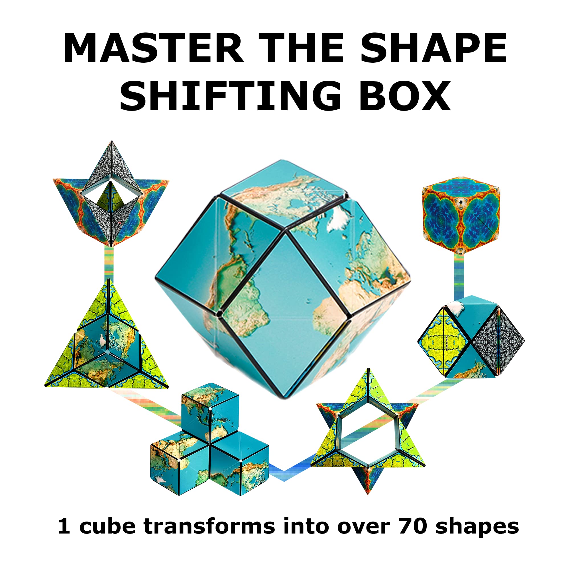 Shashibo Shape-Shifting Magnetic Fidget Cube