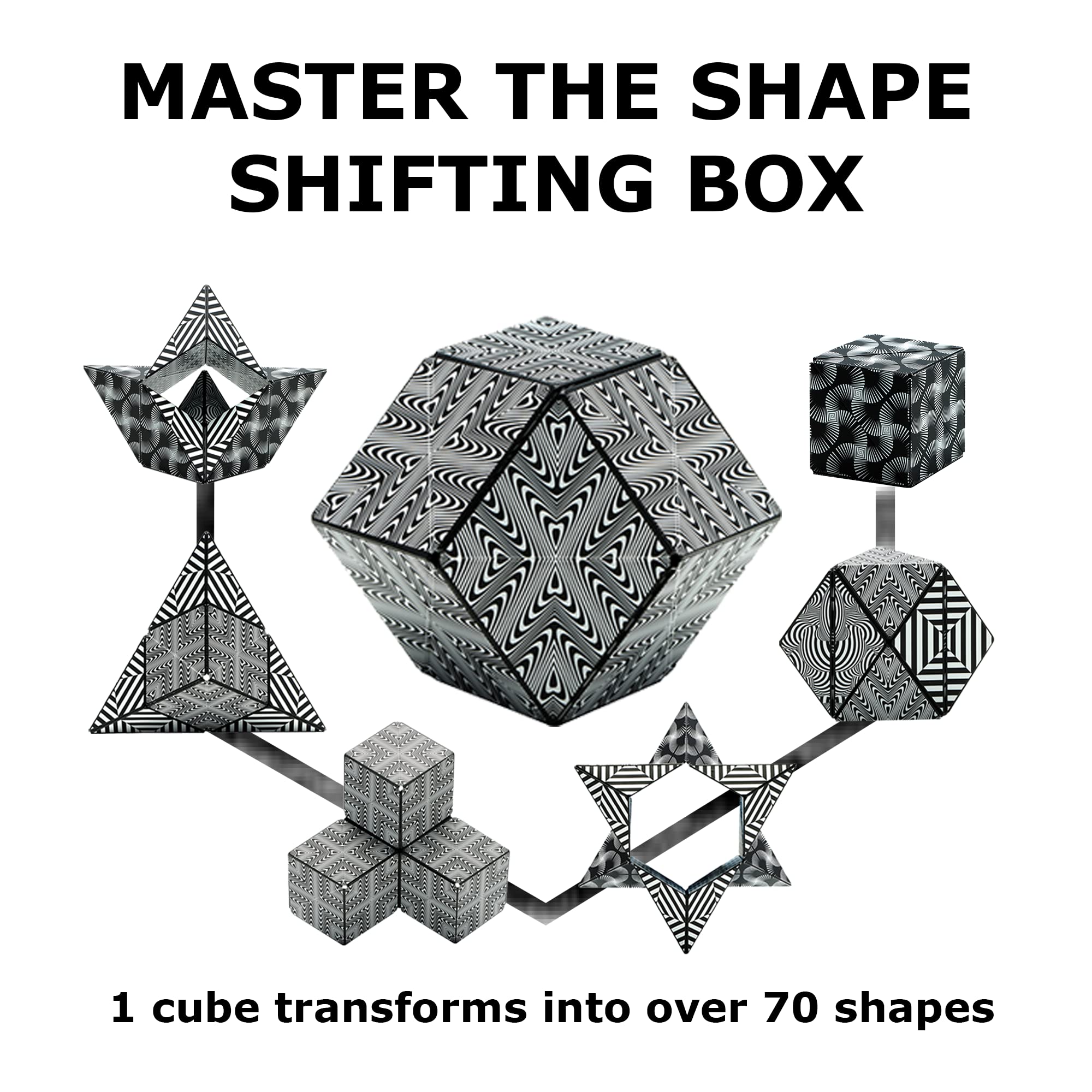 Shashibo Shape-Shifting Magnetic Fidget Cube