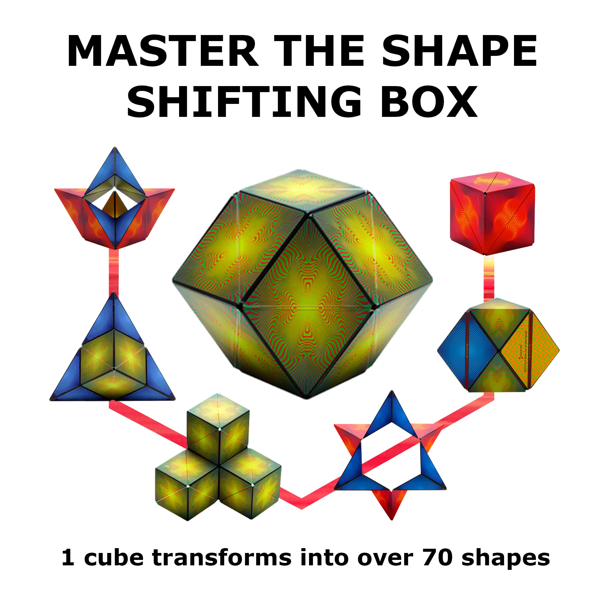 Shashibo Shape-Shifting Magnetic Fidget Cube