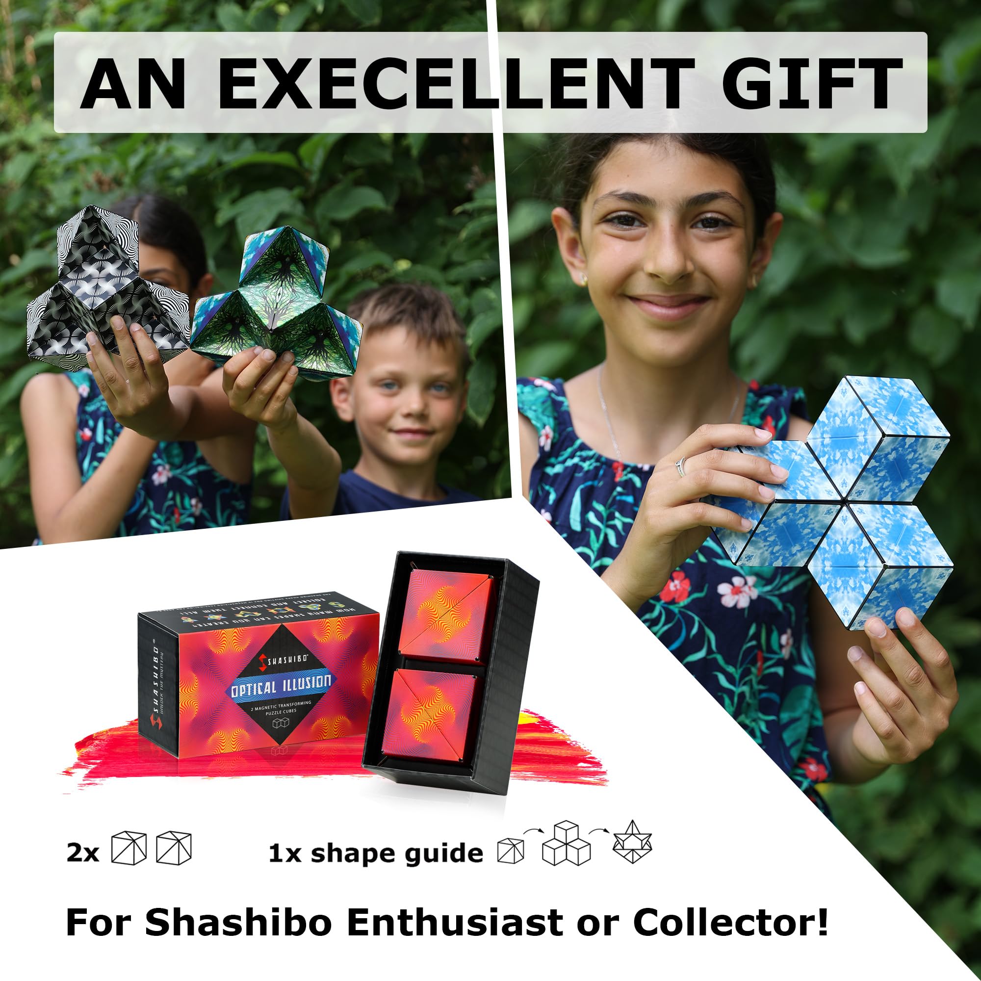 Shashibo Shape-Shifting Magnetic Fidget Cube