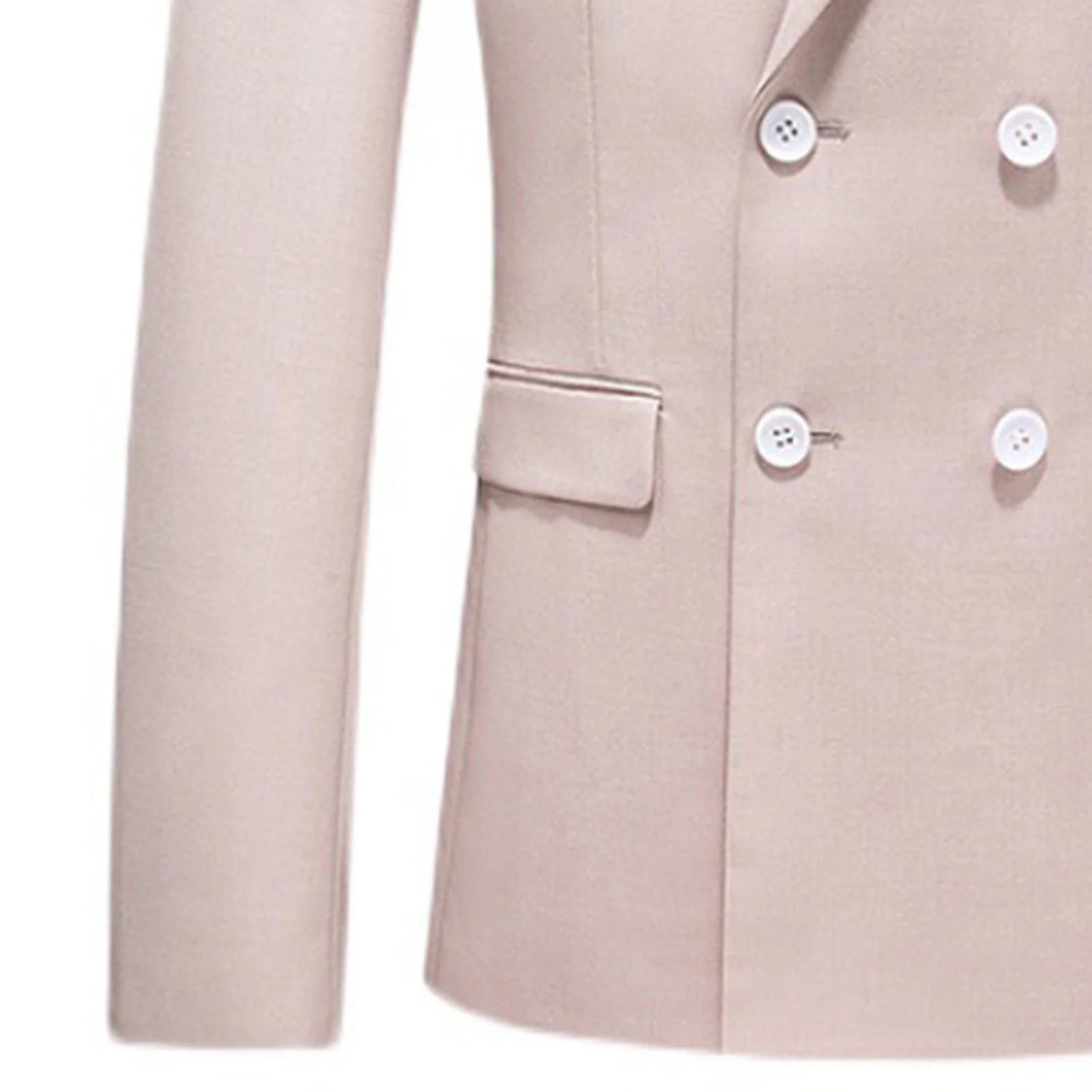 Mens 2 Piece Double Breasted Suit Slim Fit Tuxedo Blazer and Pants plus Size Classic Formal Dinner Suits for Wedding Prom Homecoming